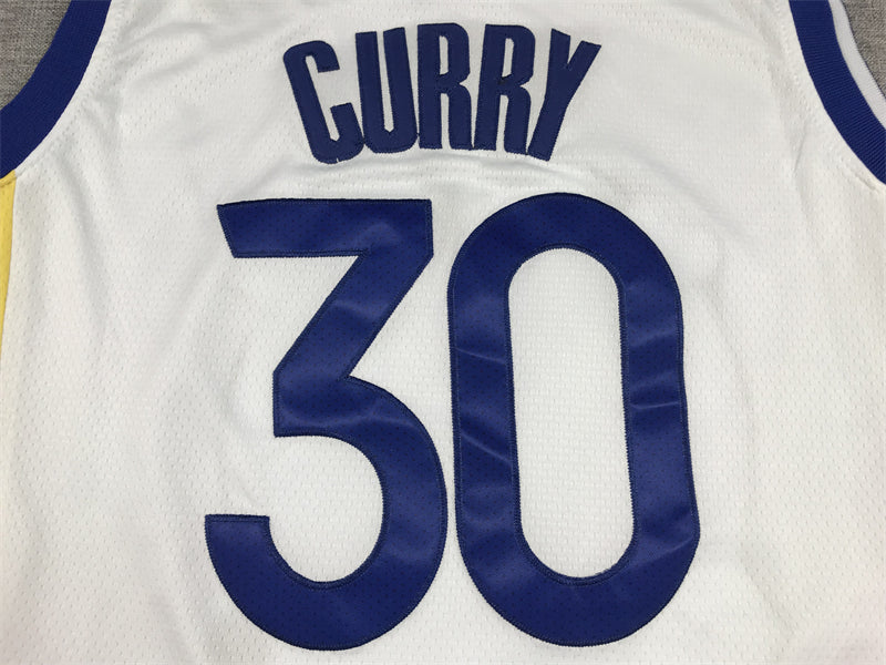 Men's Golden State Warriors Stephen Curry #30 White 2022/23 Swingman Jersey - Association Edition