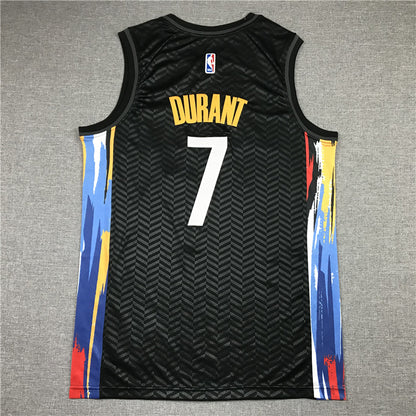 Men's Brooklyn Nets Kevin Durant Black 2020/21 Swingman Jersey - City Edition