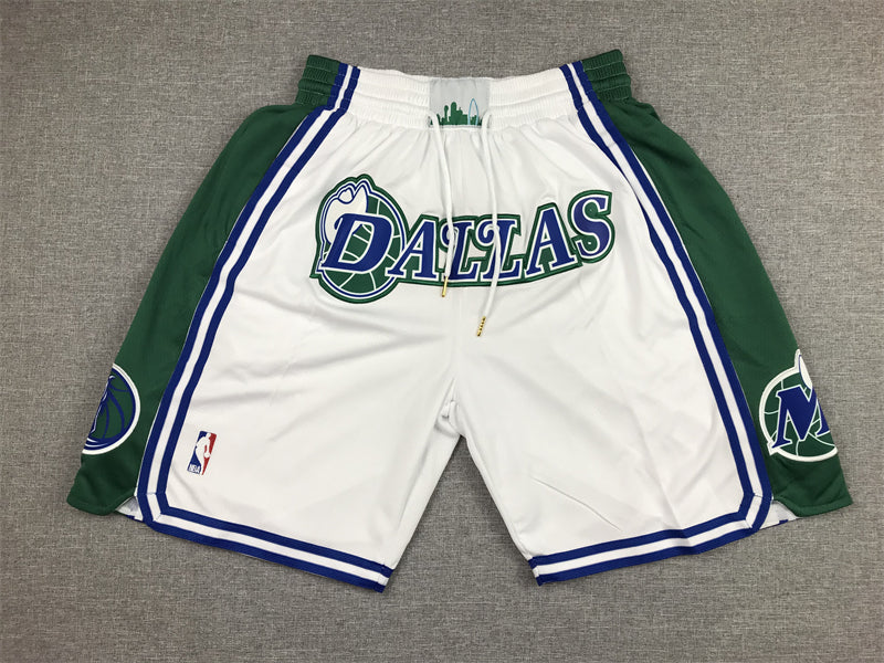 Men's Dallas Mavericks White City Edition Basketball Shorts