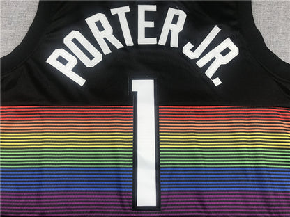 Men's Denver Nuggets Michael Porter Jr. #1 NBA Black Jersey