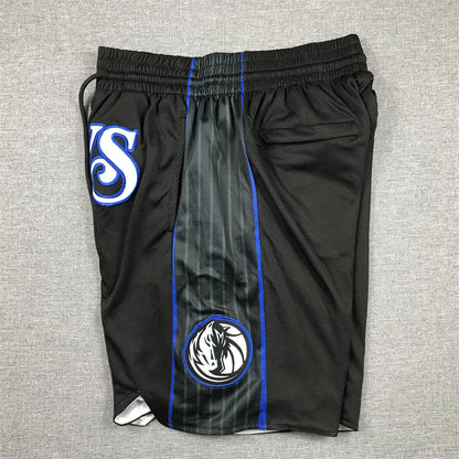 Men's Dallas Mavericks Black 2023/24 Pocket Shorts City Edition