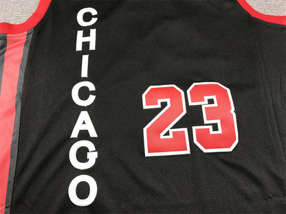 Men's Chicago Bulls Michael Jordan #23 Black 2023/24 Swingman Jersey - City Edition