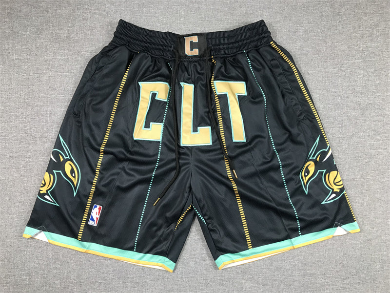 Men's Charlotte Hornets Black 2022/23 City Edition Basketball Shorts