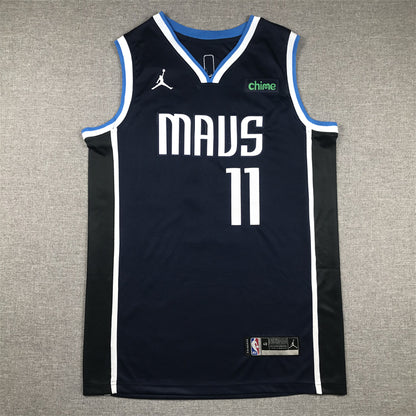 Men's Dallas Mavericks Kyrie Irving #11 Navy Swingman Jersey - Statement Edition