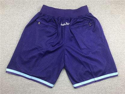 Men's Charlotte Hornets Purple Basketball Retro Shorts