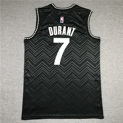 Men's Brooklyn Nets Kevin Durant #7 Black 2020/21 Swingman Player Jersey