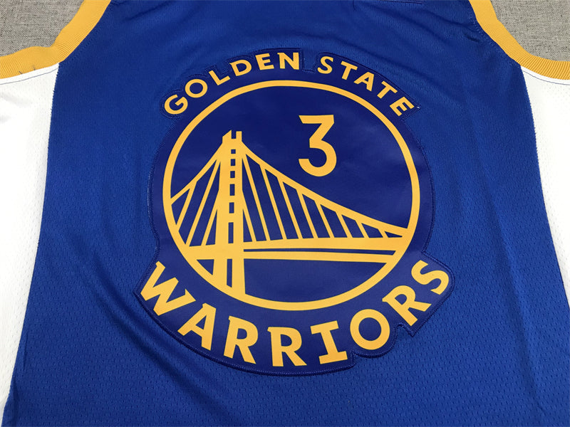 Men's Golden State Warriors Jordan Poole #3 Royal 2022/23 Fast Break Replica Player Jersey - Icon Edition