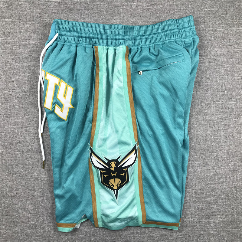 Men's Charlotte Hornets Teal City Edition Pocket Shorts