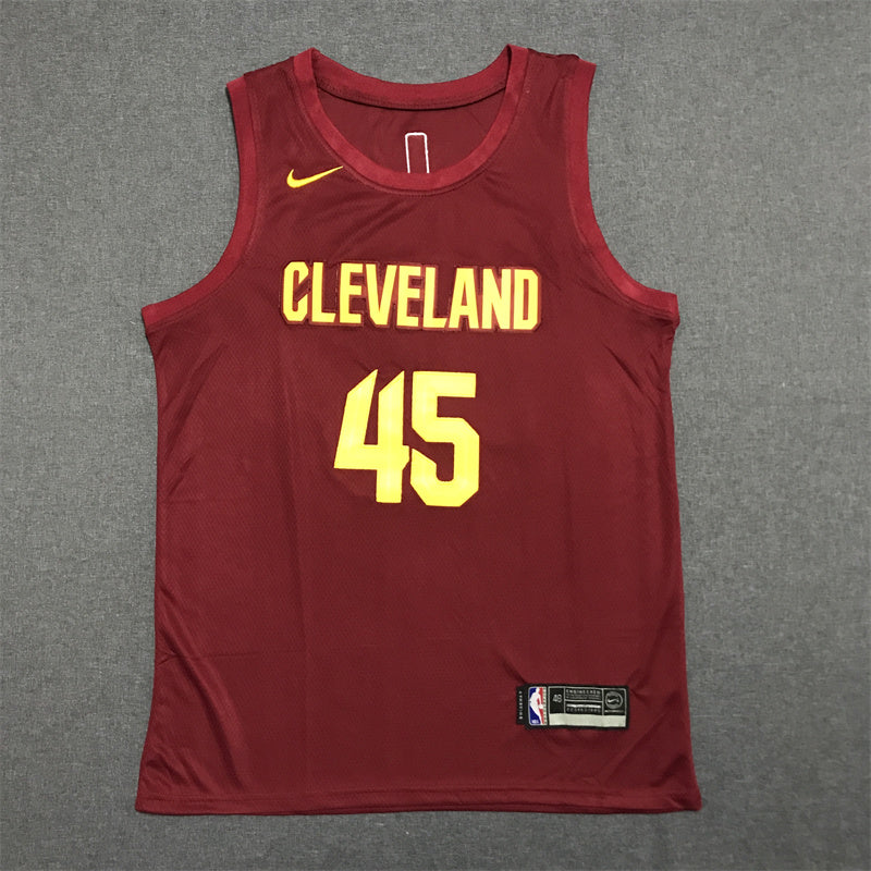 Men's Cleveland Cavaliers Donovan Mitchell #45 Burgundy Swingman Jersey - Icon Edition