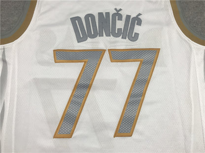 Men's Dallas Mavericks Luka Doncic White 2020/21 Swingman Jersey - City Edition