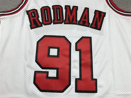 Men's Chicago Bulls Dennis Rodman 1997-98 Hardwood Classics Swingman Jersey