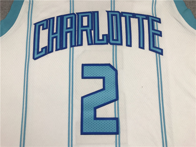 Men's Charlotte Hornets #2 LaMelo Ball White 2020-21 swingman jersey