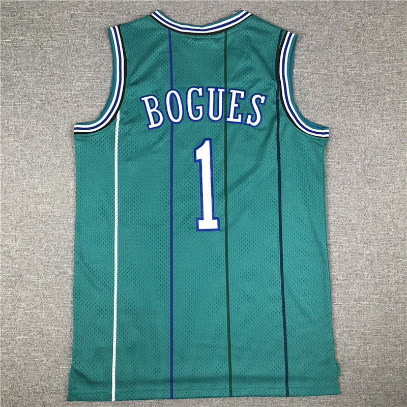 Men's Charlotte Hornets Muggsy Bogues 1992-93 Hardwood Classics Swingman Jersey