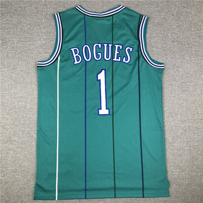 Men's Charlotte Hornets Muggsy Bogues 1992-93 Hardwood Classics Swingman Jersey