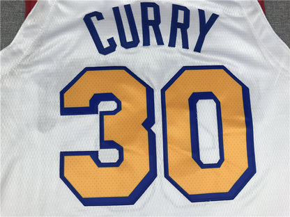 Men's Golden State Warriors Stephen Curry #30 White Classic Player Jersey