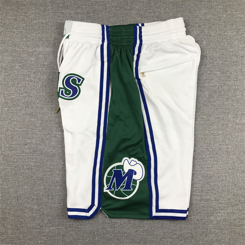 Men's Dallas Mavericks White City Edition Basketball Shorts