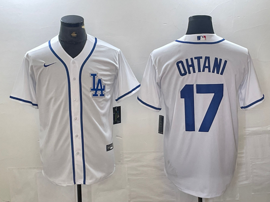 Men's Los Angeles Dodgers Shohei Ohtani #17 White Alternate Limited Player Jersey