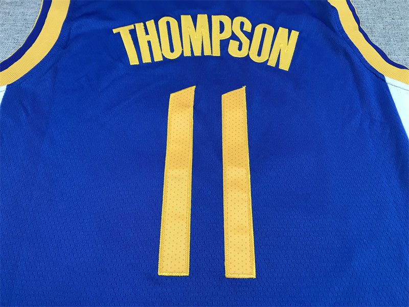 Men's Golden State Warriors Klay Thompson #11 Royal 2022/23 Fast Break Replica Player Jersey - Icon Edition