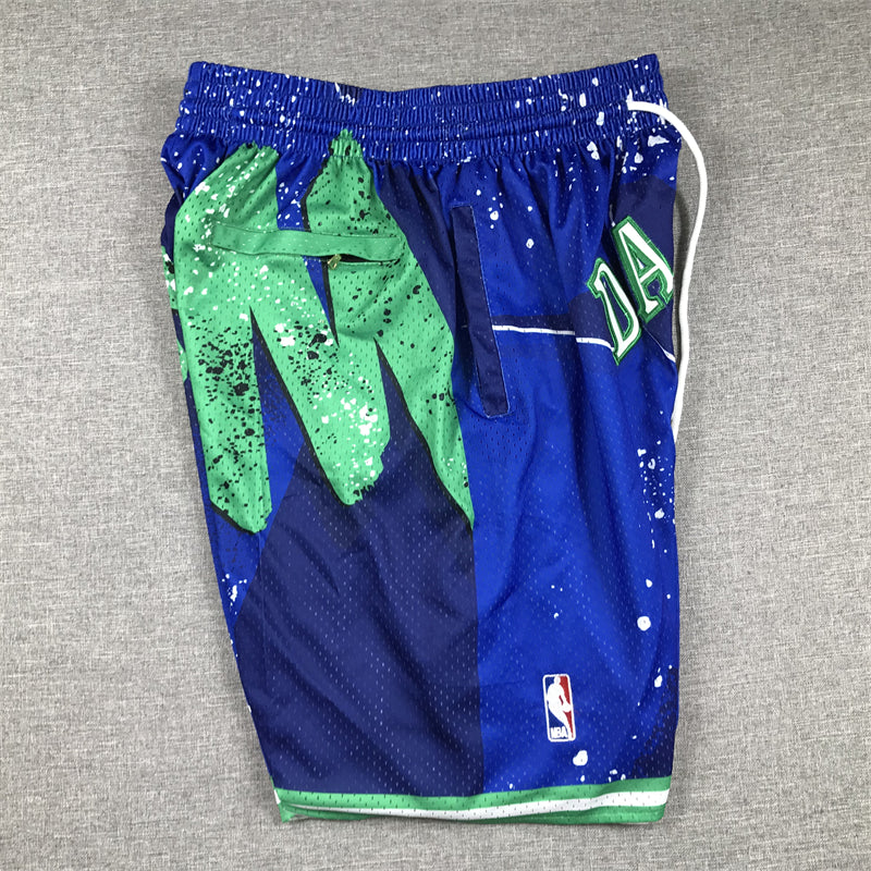 Men's Dallas Mavericks Blue Swingman Pocket Shorts