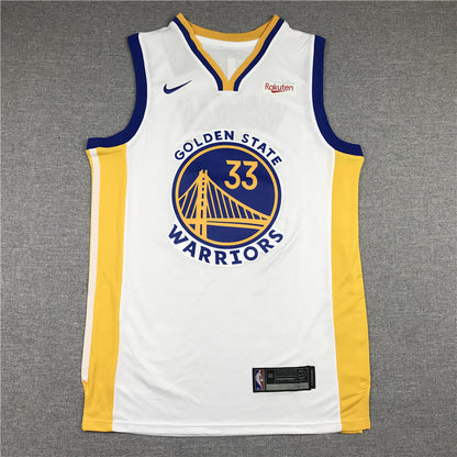 Men's Golden State Warriors James Wiseman White Fast Break Replica Player Jersey