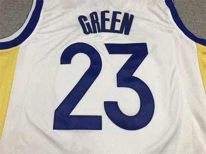 Men's Golden State Warriors Draymond Green #23 White Classic Player Jersey