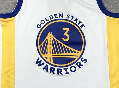 Men's Golden State Warriors Chris Paul #3 White Fast Break Player Jersey - Association Edition