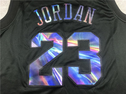 Men's Chicago Bulls Michael Jordan #23 Black Classics Swingman Player Jersey