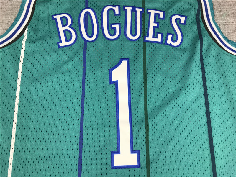 Men's Charlotte Hornets Muggsy Bogues 1992-93 Hardwood Classics Swingman Jersey