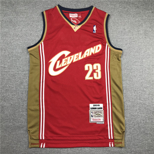 Men's Cleveland Cavaliers LeBron James 2003-04 Hardwood Classics Swingman Jersey