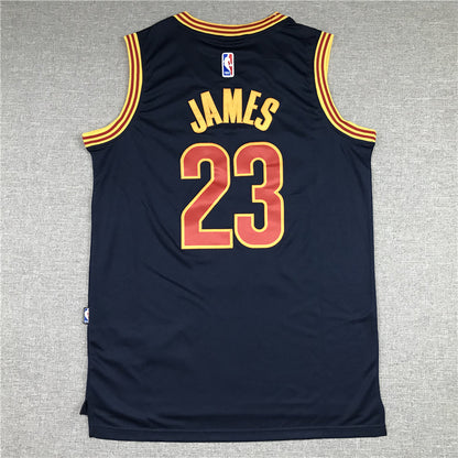 Men's Cleveland Cavaliers LeBron James #23 Navy Swingman Fashion Jersey