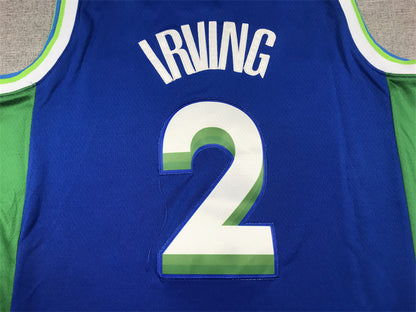 Men's Dallas Mavericks Kyrie Irving #2 Blue 2022/23 Swingman Jersey - City Edition