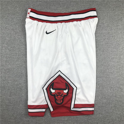 Men's Chicago Bulls White Basketball Shorts