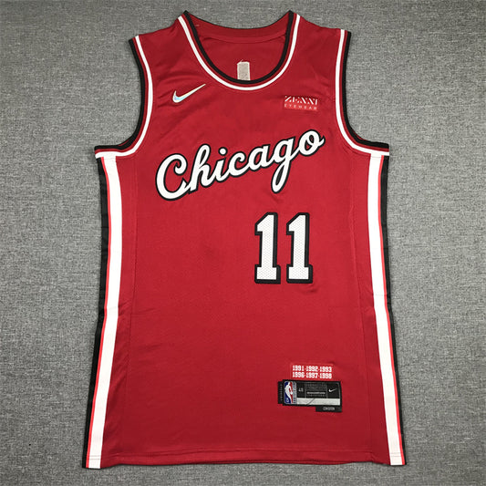 Men's Chicago Bulls DeMar DeRozan #11 Red 2021/22 Swingman Jersey