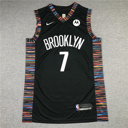 Men's Brooklyn Nets Kevin Durant #7 Black Swingman Jersey - City Edition