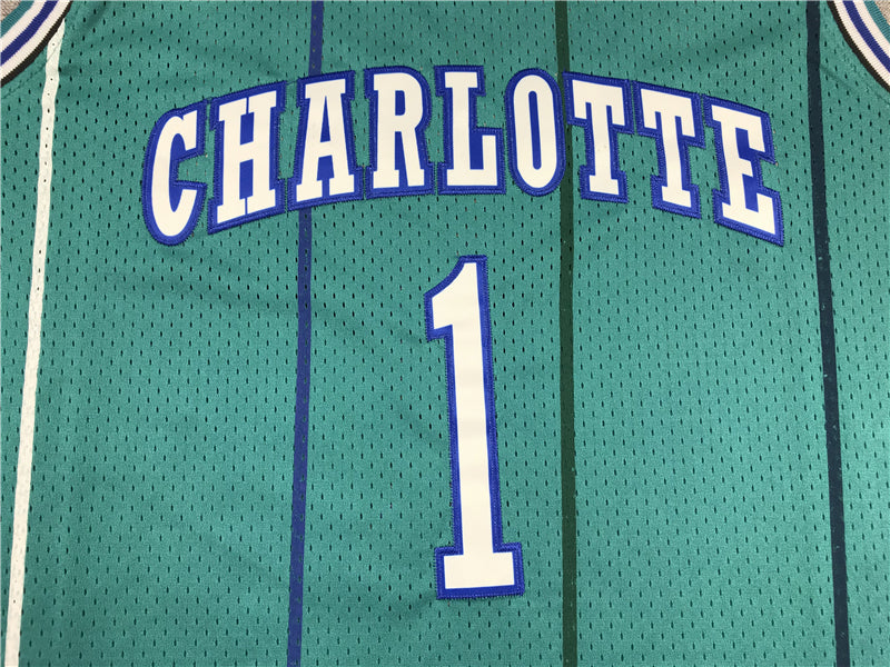 Men's Charlotte Hornets Muggsy Bogues 1992-93 Hardwood Classics Swingman Jersey