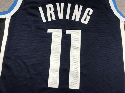 Men's Dallas Mavericks Kyrie Irving #11 Navy Swingman Jersey - Statement Edition