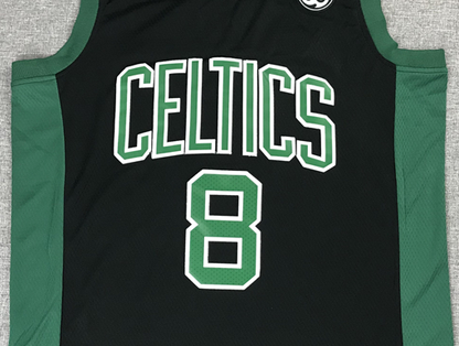 Men's Boston Celtics Kemba Walker #8 NBA Black Game Jersey