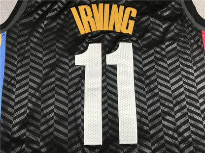 Men's Brooklyn Nets Kyrie Irving Black 2020/21 Swingman Jersey - City Edition