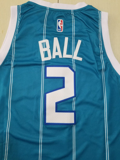 Men's Charlotte Hornets LaMelo Ball Blue 2020-21 swingman jersey