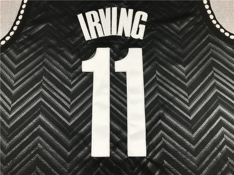 Men's Brooklyn Nets Kyrie Irving #11 Black 2020/21 Swingman Player Jersey