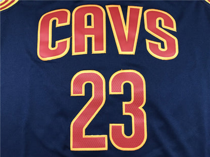 Men's Cleveland Cavaliers LeBron James #23 Navy Swingman Fashion Jersey