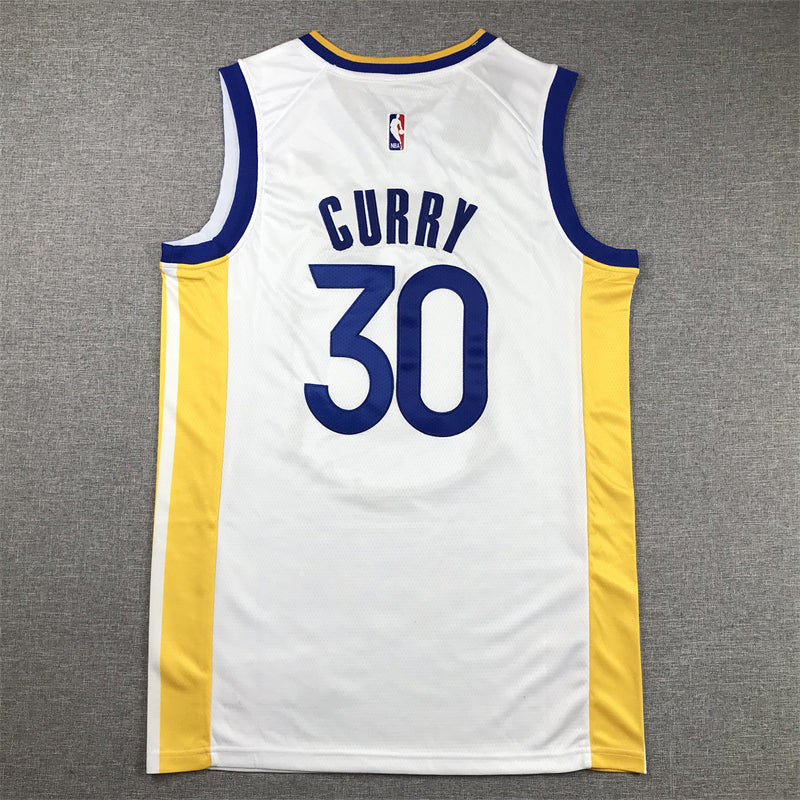 Men's Golden State Warriors Stephen Curry #30 White 2022/23 Swingman Jersey - Association Edition