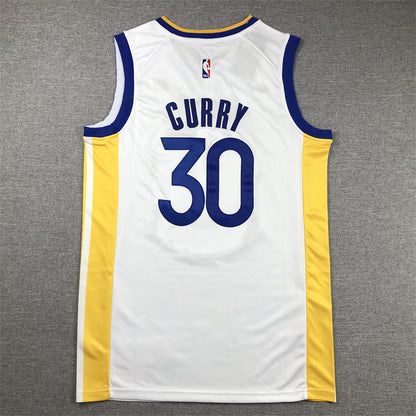 Men's Golden State Warriors Stephen Curry #30 White 2022/23 Swingman Jersey - Association Edition