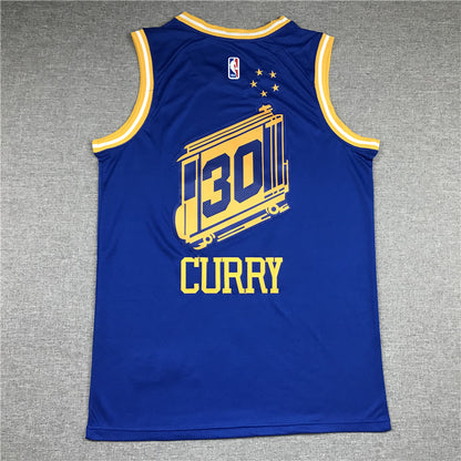 Men's Golden State Warriors Stephen Curry Blue 2020/21 Jersey - Classic Edition