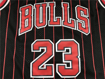 Men's Chicago Bulls Michael Jordan #23 Black Classics 1996-97 Authentic Jersey