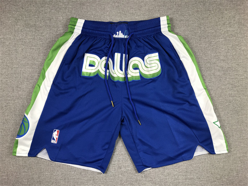 Men's Dallas Mavericks Blue 2022/23 City Edition Basketball Shorts