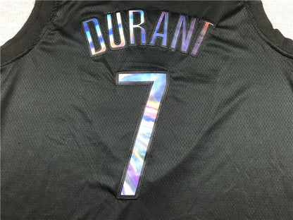 Men's Brooklyn Nets Kevin Durant #7 Black Player Jersey