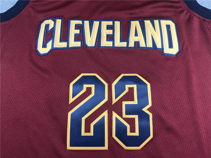 Men's Cleveland Cavaliers LeBron James #23 Red Swingman Player Jersey