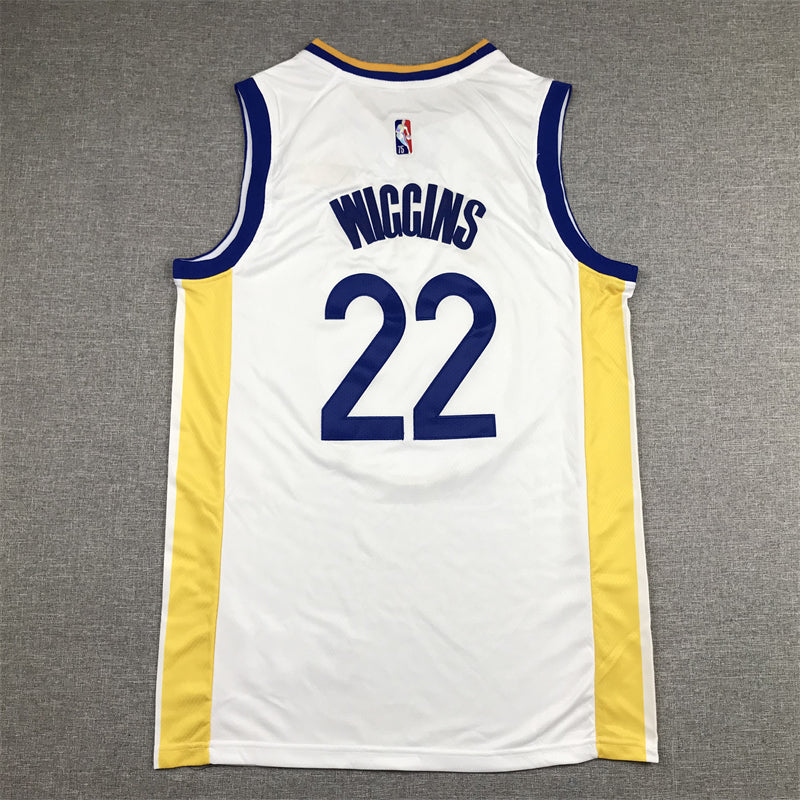 Men's Golden State Warriors Andrew Wiggins #22 White Player Jersey