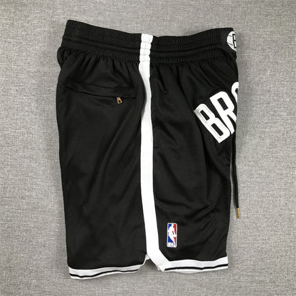 Men's Brooklyn Nets Black Pocket Shorts